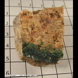 Minerals Specimen: Libethenite from Old Reliable Mine, Pinal Co, Arizona Minerals Specimen: Libethenite from Old Reliable Mine, Pinal Co, Arizona