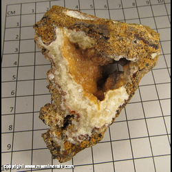 Minerals Specimen: Calcite from Pringle Townsite Mine, Pringle, Custer district, Custer Co., South Dakota Minerals Specimen: Calcite from Pringle Townsite Mine, Pringle, Custer district, Custer Co., South Dakota