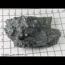 Mineral Specimen: Boulangerite over Quartz (labeled as Jamesonite) from Zacatecas, Mexico Mineral Specimen: Boulangerite over Quartz (labeled as Jamesonite) from Zacatecas, Mexico
