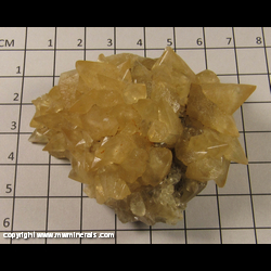 Minerals Specimen: Calcite from Pugh Quarry, Custar, Wood Co, Ohio Minerals Specimen: Calcite from Pugh Quarry, Custar, Wood Co, Ohio