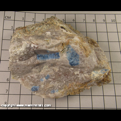 Mineral Specimen: Lazulite (crystals incomplete) from Graves Mountain, Lincoln Co., Georgia