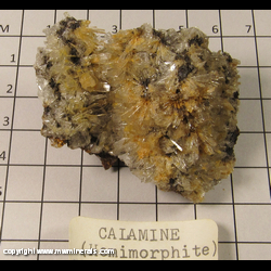 Mineral Specimen: Hemimorphite (Calamine) from Chihuahua, Mexico