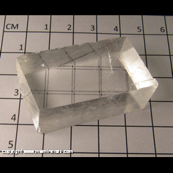 Minerals Specimen: Calcite variety Optical from Sierra Madres, Chihuahua, Mexico Minerals Specimen: Calcite variety Optical from Sierra Madres, Chihuahua, Mexico