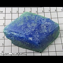 Mineral Specimen: Chalcanthite Crystal from Man Made