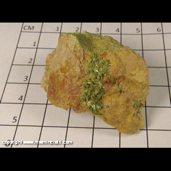 Minerals Specimen: Pyromorphite from Wheatley Mines, Phoenix, Pennsylvania Minerals Specimen: Pyromorphite from Wheatley Mines, Phoenix, Pennsylvania