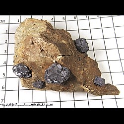 Mineral Specimen: Galena, Druze Quartz on Chert from Pitcher, Oklahoma Mineral Specimen: Galena, Druze Quartz on Chert from Pitcher, Oklahoma