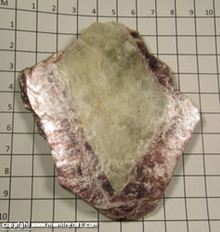 Mineral Specimen: Lepidolite, Bicolor from Itinga, Minas Gerais, Brazil Mineral Specimen: Lepidolite, Bicolor from Itinga, Minas Gerais, Brazil