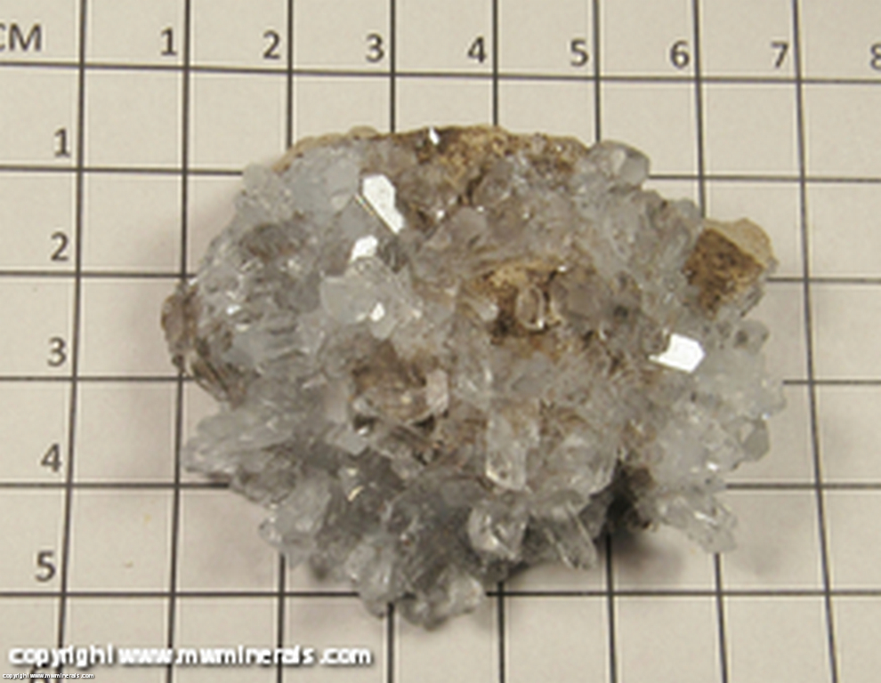 Minerals Specimen: Celestine from Maybee, Monroe Co, Michigan Minerals Specimen: Celestine from Maybee, Monroe Co, Michigan