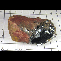 Mineral Specimen: Hematite variety: Micaceous, Jaspilite from Jackson Mine, Marquette Co., Michigan
