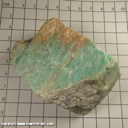 Mineral Specimen: Amazonite from Amelia Courthouse, Amelia Co., Virginia Mineral Specimen: Amazonite from Amelia Courthouse, Amelia Co., Virginia