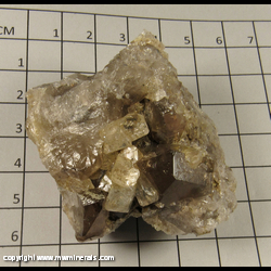 Minerals Specimen: Topaz, Smoky Quartz from Minerals Specimen: Topaz, Smoky Quartz from