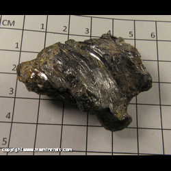 Mineral Specimen: Graphite from Grass Lake, Rossie, St. Lawrence Co., New York Mineral Specimen: Graphite from Grass Lake, Rossie, St. Lawrence Co., New York