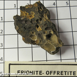 Mineral Specimen: Erionite, Offretite, Heulandite, Phillipsite from Rock Island Dam, Wenatchee, Douglas Co., Washington Mineral Specimen: Erionite, Offretite, Heulandite, Phillipsite from Rock Island Dam, Wenatchee, Douglas Co., Washington