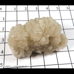 Mineral Specimen: Barite over Calcite from Pugh Quarry, Weston, Wood Co., Ohio