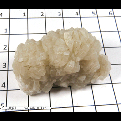 Mineral Specimen: Barite over Calcite from Pugh Quarry, Weston, Wood Co., Ohio Mineral Specimen: Barite over Calcite from Pugh Quarry, Weston, Wood Co., Ohio