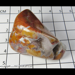 Mineral Specimen: Flint variety: Ohio Rainbow with Druze Quartz from John Nethers property, Flint Ridge, Hopewell Twp., Muskingum Co., Ohio Mineral Specimen: Flint variety: Ohio Rainbow with Druze Quartz from John Nethers property, Flint Ridge, Hopewell Twp., Muskingum Co., Ohio
