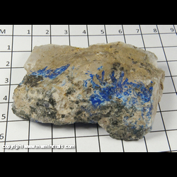 Mineral Specimen: Linarite from Blanchard Mine, Bingham, Socorro Co, New Mexico Mineral Specimen: Linarite from Blanchard Mine, Bingham, Socorro Co, New Mexico