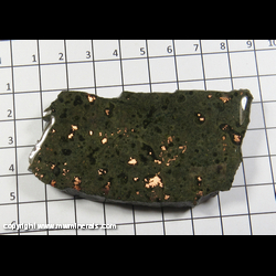 Mineral Specimen: Copper, Chlorite, Epidote (coated) from Caledonia Mine, Ontonagon Co, Michigan Mineral Specimen: Copper, Chlorite, Epidote (coated) from Caledonia Mine, Ontonagon Co, Michigan