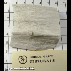 Mineral Specimen: Ulexite from Boron, Kern Co, California Mineral Specimen: Ulexite from Boron, Kern Co, California