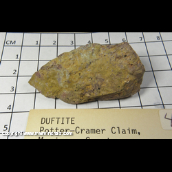 Mineral Specimen: Duftite from Potter-Cramer Claim, Vulture Dist, Maricopa Co, Arizona Mineral Specimen: Duftite from Potter-Cramer Claim, Vulture Dist, Maricopa Co, Arizona