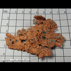 Mineral Specimen: Copper - Crude Seam / Sheet Crystals from Caledonia Mine, Ontonagon Co, Michigan Mineral Specimen: Copper - Crude Seam / Sheet Crystals from Caledonia Mine, Ontonagon Co, Michigan