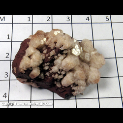 Mineral Specimen: Calcite from Hiawatha No. 1 Mine, Stambaugh, Menominee iron range, Iron Co., Michigan