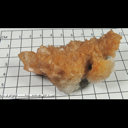 Mineral Specimen: Calcite from Southwestern Mine, Bisbee, Warren District, Cochise Co., Arizona Mineral Specimen: Calcite from Southwestern Mine, Bisbee, Warren District, Cochise Co., Arizona