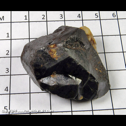 Mineral Specimen: Rutile Crystal from Graves Mountain, Lincoln Co., Georgia Mineral Specimen: Rutile Crystal from Graves Mountain, Lincoln Co., Georgia