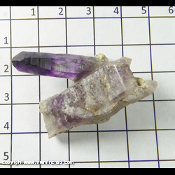 Mineral Specimen: Amethyst from Goboboseb Mountains, Brandberg Area, Erongo Region, Namibia Mineral Specimen: Amethyst from Goboboseb Mountains, Brandberg Area, Erongo Region, Namibia