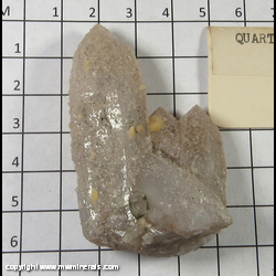 Mineral Specimen: Quartz, Calcite, Hematite from Mexico