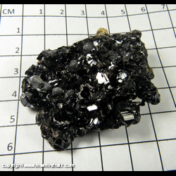 Mineral Specimen: Sphalerite, Galena (Pyrite and Siderite on back) from Gilpin Co., Colorado Mineral Specimen: Sphalerite, Galena (Pyrite and Siderite on back) from Gilpin Co., Colorado