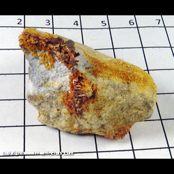 Mineral Specimen: Vanadinite from Elko Co., Nevada
