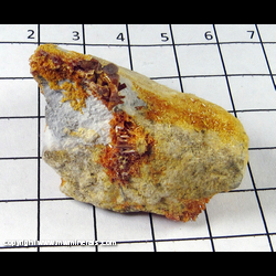 Mineral Specimen: Vanadinite from Elko Co., Nevada Mineral Specimen: Vanadinite from Elko Co., Nevada