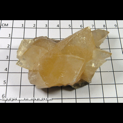 Mineral Specimen: Calcite from Holloway Quarry, Berlin Twp, Monroe Co, Michigan` Mineral Specimen: Calcite from Holloway Quarry, Berlin Twp, Monroe Co, Michigan`