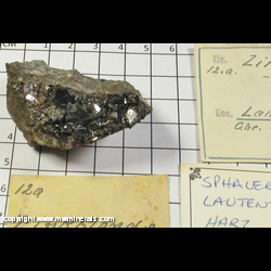 Mineral Specimen: Sphalerite from Lautenthal, Harz, Lower Saxony, Germany