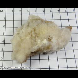 Mineral Specimen: Strontianite, minor Fluorite from Cave-In-Rock, Hardin Co, Illinois Mineral Specimen: Strontianite, minor Fluorite from Cave-In-Rock, Hardin Co, Illinois
