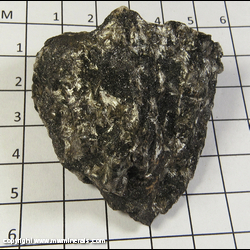 Mineral Specimen: Grunerite from Michigamme Mine, Michigamme, Marquette Co., Michigan Mineral Specimen: Grunerite from Michigamme Mine, Michigamme, Marquette Co., Michigan