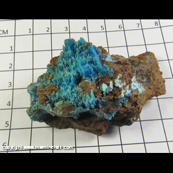Mineral Specimen: Chalcanthite from Planet Mine, Planet, Santa Maria Dist., Buckskin Mts, La Paz Co., Arizona Mineral Specimen: Chalcanthite from Planet Mine, Planet, Santa Maria Dist., Buckskin Mts, La Paz Co., Arizona
