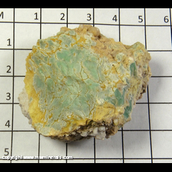Mineral Specimen: Variscite, Crandallite from Lucin Hill, Box Elder Co., Utah Mineral Specimen: Variscite, Crandallite from Lucin Hill, Box Elder Co., Utah