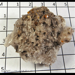 Mineral Specimen: Wulfenite, Selenite from Hull Mine, Castle Dome Dist., Cochise Co., Arizona Mineral Specimen: Wulfenite, Selenite from Hull Mine, Castle Dome Dist., Cochise Co., Arizona