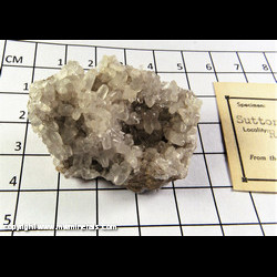 Mineral Specimen: Calcite from Sutton Grange Mine, Sutton Grange, Ripon, Yorkshire, England Mineral Specimen: Calcite from Sutton Grange Mine, Sutton Grange, Ripon, Yorkshire, England