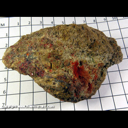 Mineral Specimen: Cinnabar from New Idria District, Diablo Range, Fresno Co, California Mineral Specimen: Cinnabar from New Idria District, Diablo Range, Fresno Co, California