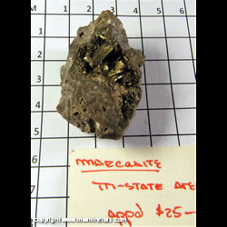 Mineral Specimen: Marcasite from Tri State District, Joplin, Missouri
