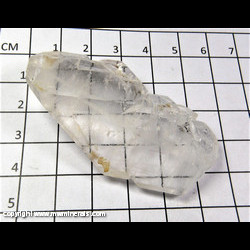Mineral Specimen: Quartz, Alpine, Faden from Wana, South Waziristan, Pakistan Mineral Specimen: Quartz, Alpine, Faden from Wana, South Waziristan, Pakistan