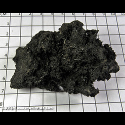 Mineral Specimen: Melilite Crystals (product of smelter) from Houghton Smelter, Houghton, Michigan Mineral Specimen: Melilite Crystals (product of smelter) from Houghton Smelter, Houghton, Michigan