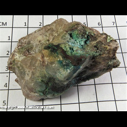 Mineral Specimen: Plancheite, Chrysocolla, Shattuckite, Quartz from Azurite Mine, Pinal Co., Arizona Mineral Specimen: Plancheite, Chrysocolla, Shattuckite, Quartz from Azurite Mine, Pinal Co., Arizona