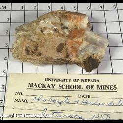 Mineral Specimen: Chabazite, Heulandite from Paterson, Passaic Co., New Jersey