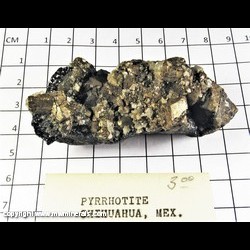Mineral Specimen: Pyrrhotite, Sphalerite from Chihuahua, Mexico