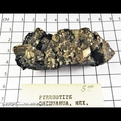 Mineral Specimen: Pyrrhotite, Sphalerite from Chihuahua, Mexico Mineral Specimen: Pyrrhotite, Sphalerite from Chihuahua, Mexico