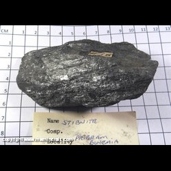 Mineral Specimen: Stibnite from Pribram District, Central Bohemian Region, Czech Republic